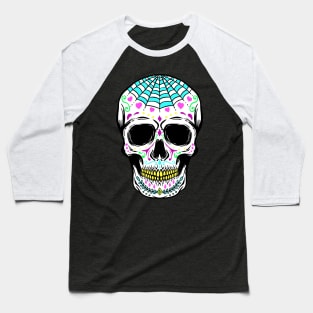 Sugarskull Day of the Dead Baseball T-Shirt